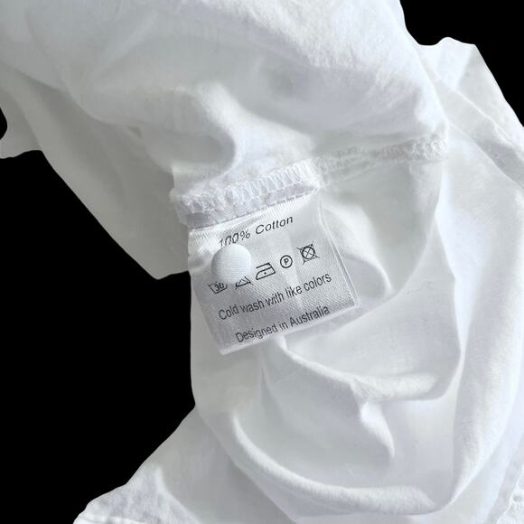 PETITE AMALIE WHITE EYELET LACE SWING DRESS size 7 - Picture 9 of 15